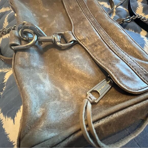 Distressed Leather Rebecca Minkoff Crossbody - Picture 7 of 7